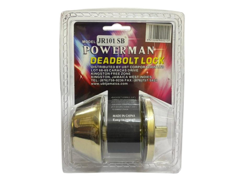 Powerman Deadbolt Lock #101SB