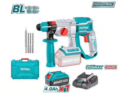Total 20V Lithium-ion Rotary Hammer -UTRHLI202081