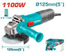 Total Angle Grinder 1100W