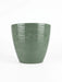 Sage Green Ribbed Flower Pot - 13"