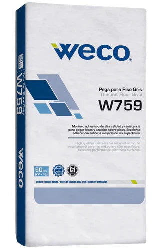Weco Floor Thinset Gray  W-759