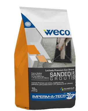 WECO Sanded Frost Gray Grout 10LBS W701
