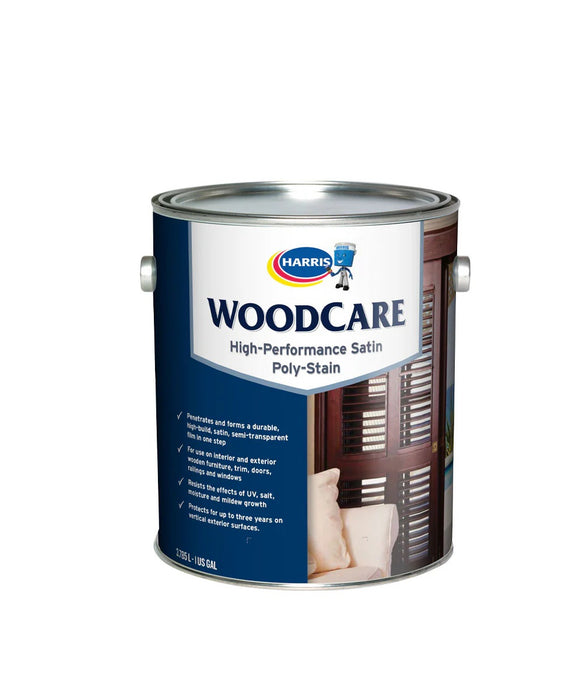 BH WoodCare High-Performance Satin Poly-Stain Teak