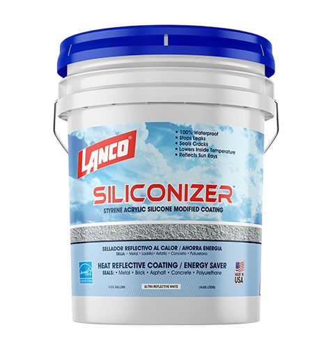 Lanco Siliconizer Roof Coating White 5 GAL