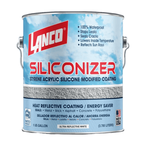 Lanco Siliconizer Roof Coating White 1 GAL