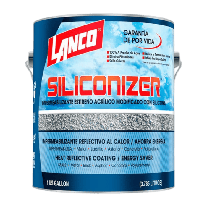Lanco Siliconizer Roof Coating Gray 1 GAL