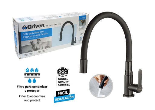 Griven Black Basin Faucet [GV-BSF-01]
