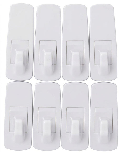 Heavy Duty Multipurpose Adhesive Hangers - 8Pcs