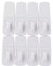 Heavy Duty Multipurpose Adhesive Hangers - 8Pcs