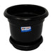 Black Plastic Flower Pot #2