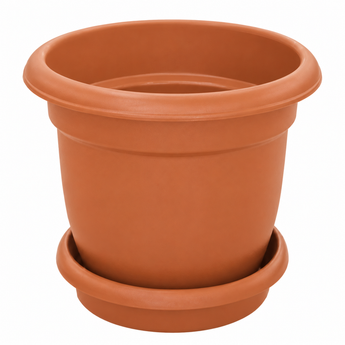 Terracotta Plastic Flower Pot #2