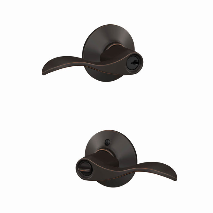 Schlage Antique Copper Entry Lock