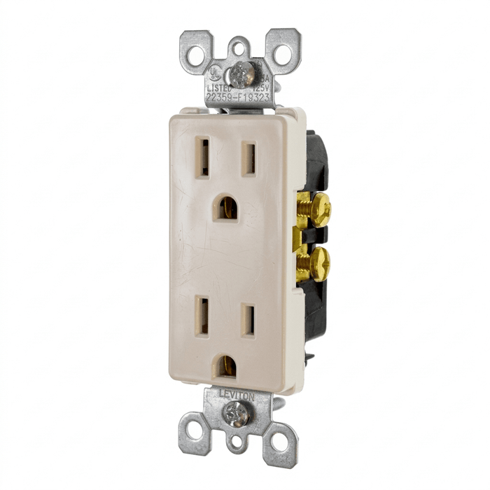 Decora Duplex Receptacle 15A (Ivory)