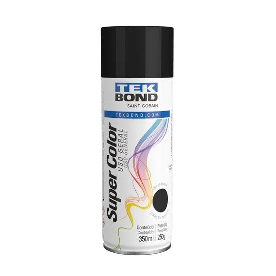 Tekbond General Purpose Spray Paint Glossy Black 350ML