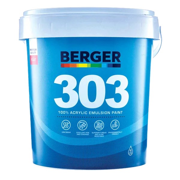 Berger 303 Gardenia Paint 19L (5 Gallon)