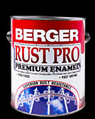 Berger Rust Pro Enamel Black 3.8 Litres