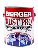 Berger Rust Pro Enamel Black 3.8 Litres