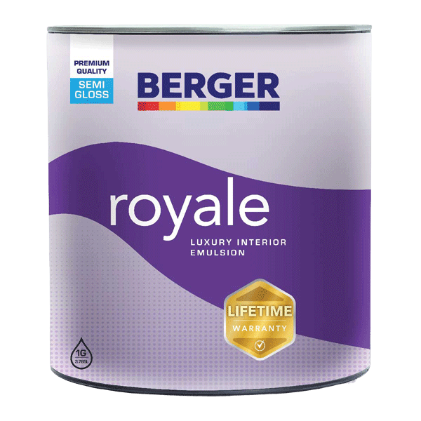 Berger Royale Satin Deep Base 3.8 Litres (1 Gallon)