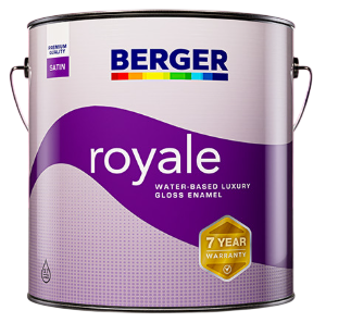Berger Royale Satin Ultra Deep Base Paint 3.8 Litres (1 Gallon)