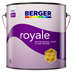Berger Royale Satin Ultra Deep Base Paint 3.8 Litres (1 Gallon)