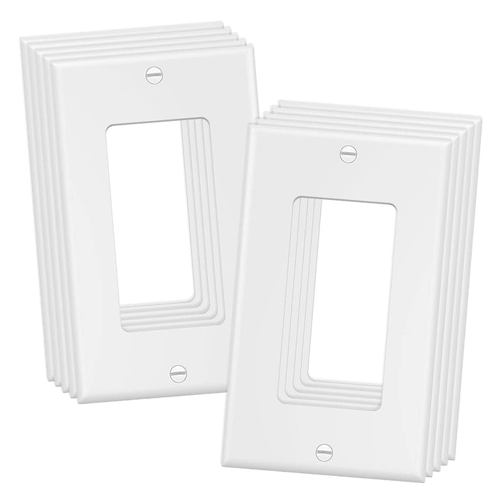 1 Gang White Decora Switch Plate cover