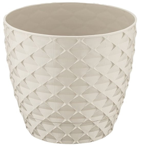 Kapadokya 2 in 1 Cream Flowers Pot - 5.5"
