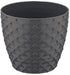 Kapadokya 2 in 1 Gray Flowers Pot - 8.5"