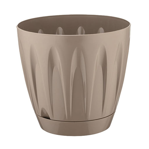 Taupe Daisy Flowers Pot 14"