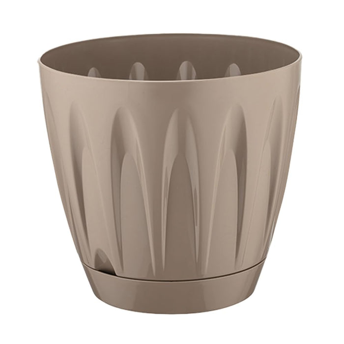 Taupe Daisy Flowers Pot 14"