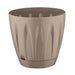 Taupe Daisy Flowers Pot 14"