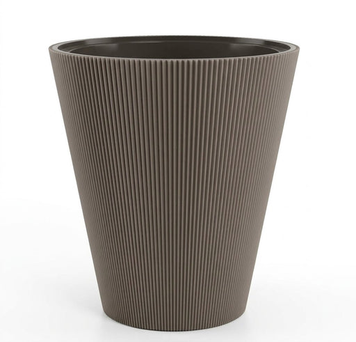 Taupe Luna Flowers Pot - 14"