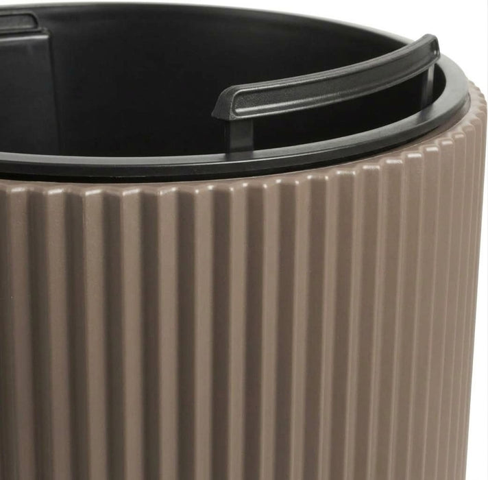 Taupe Vega Flower Pot - 14"