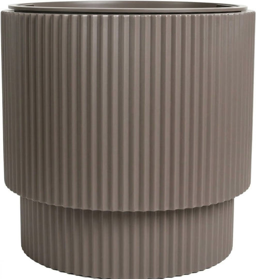 Taupe Vega Flower Pot - 14"