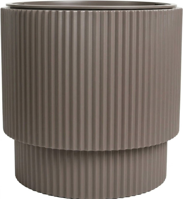 Taupe Vega Flower Pot - 14"
