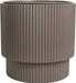 Taupe Vega Flower Pot - 14"