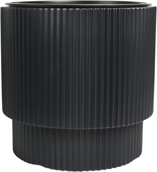 Black Vega Flower Pot - 14"