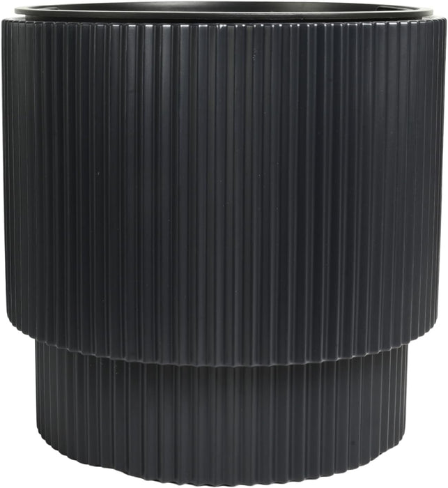 Black Vega Flower Pot - 14"