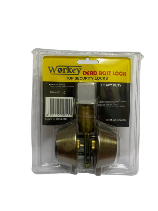 Workey Dead Bolt H860AB