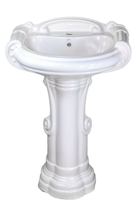 Pedestal Basin Sona #1037 White