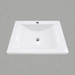 Siena White Ceramic Basin 25"X19"
