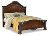 North Shore Queen Panel Bed With Dresser And Nightstand #B553