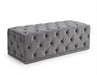 Grey Footboard Bench
