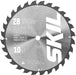 SKIL Circular Saw Blade 28T 10"