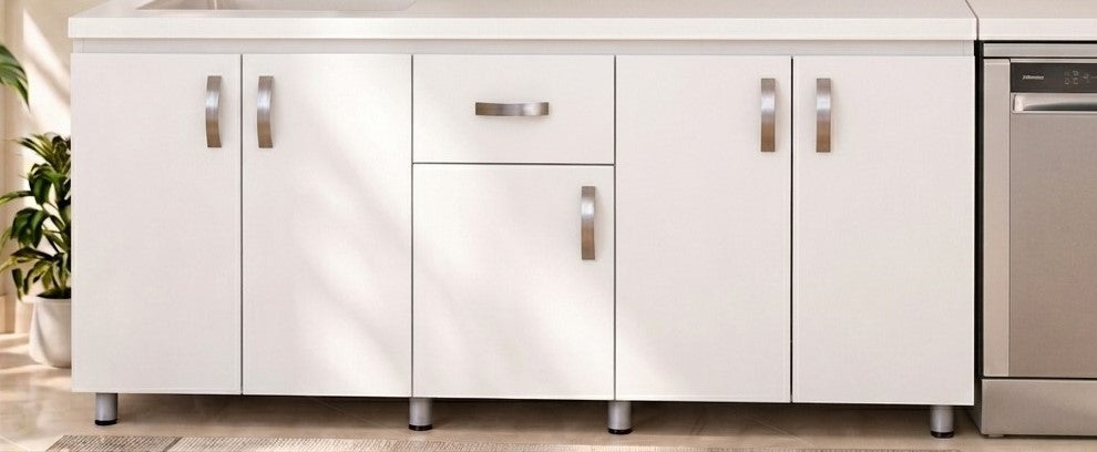 White Lower Kitchen Cabinet