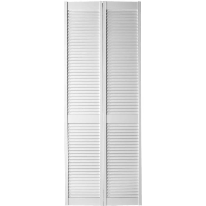 Bifold White 36X80 Louver Door