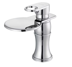 Single Handle Bathroom Sink Faucet – Chrome Finish – A8913