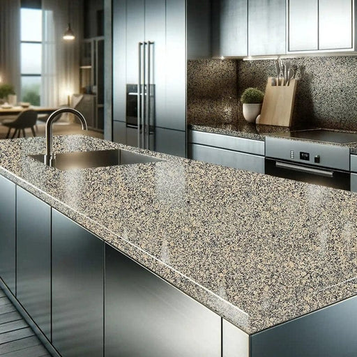 Crystal Yellow Prefab Granite 8FT