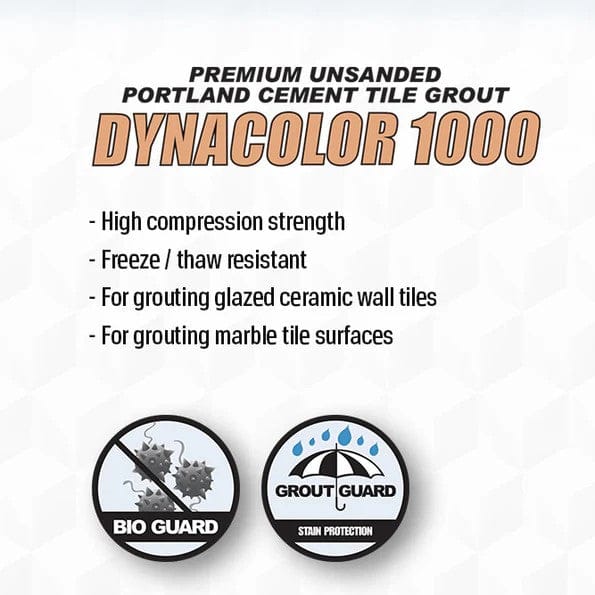 Dynacolor 1000 Unsanded Grout | Cloud Grey (Wall)