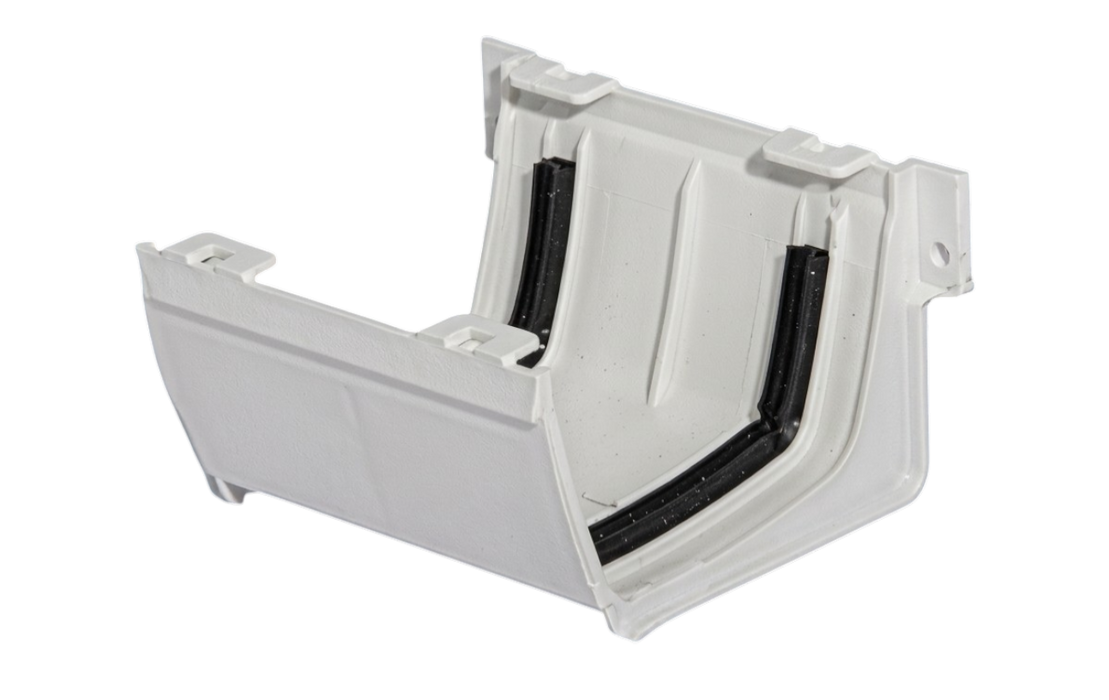 PVC Gutter Joint Bracket 6"