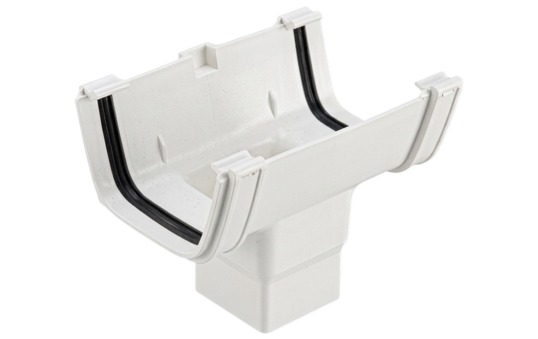 PVC Gutter Running Outlet 6"